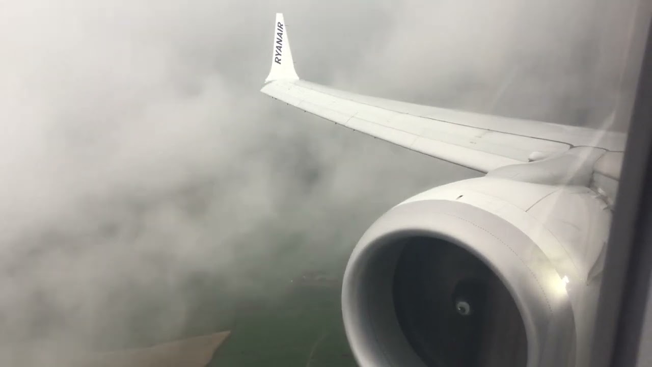 Ryanair Boeing 737 MAX 8 200 landing at Cork Airport