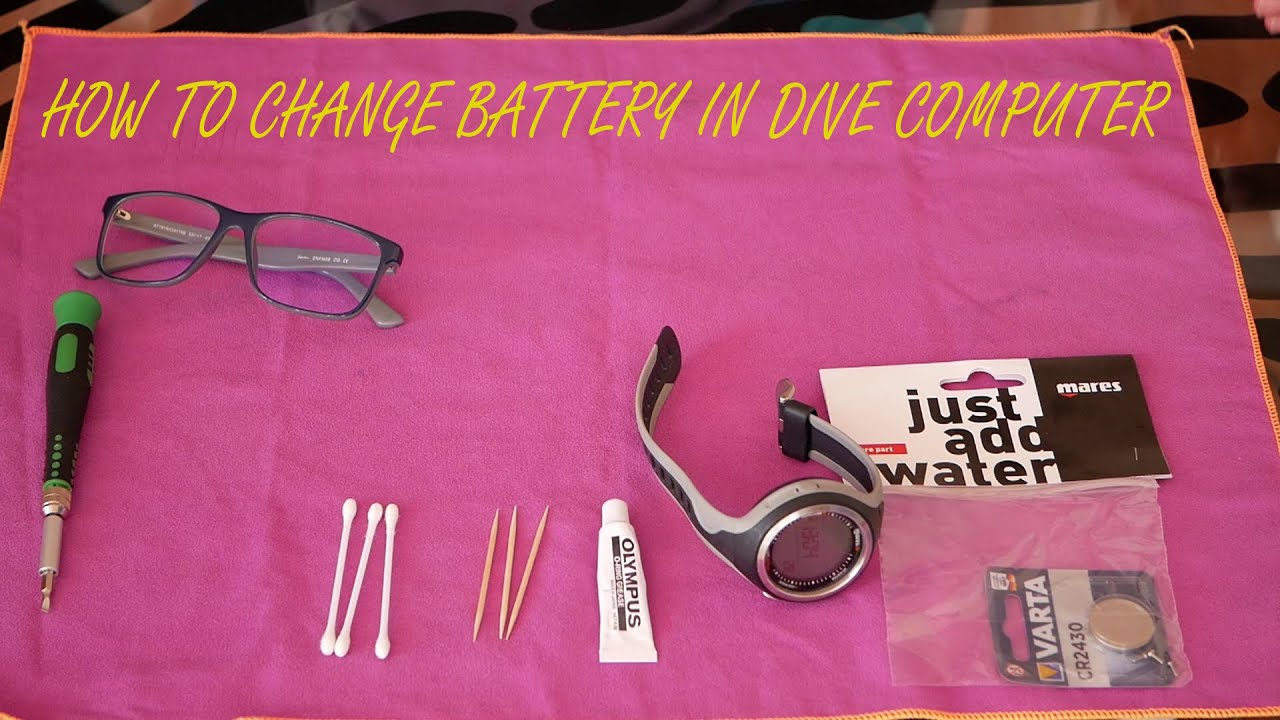 How to change a battery in your diving computer