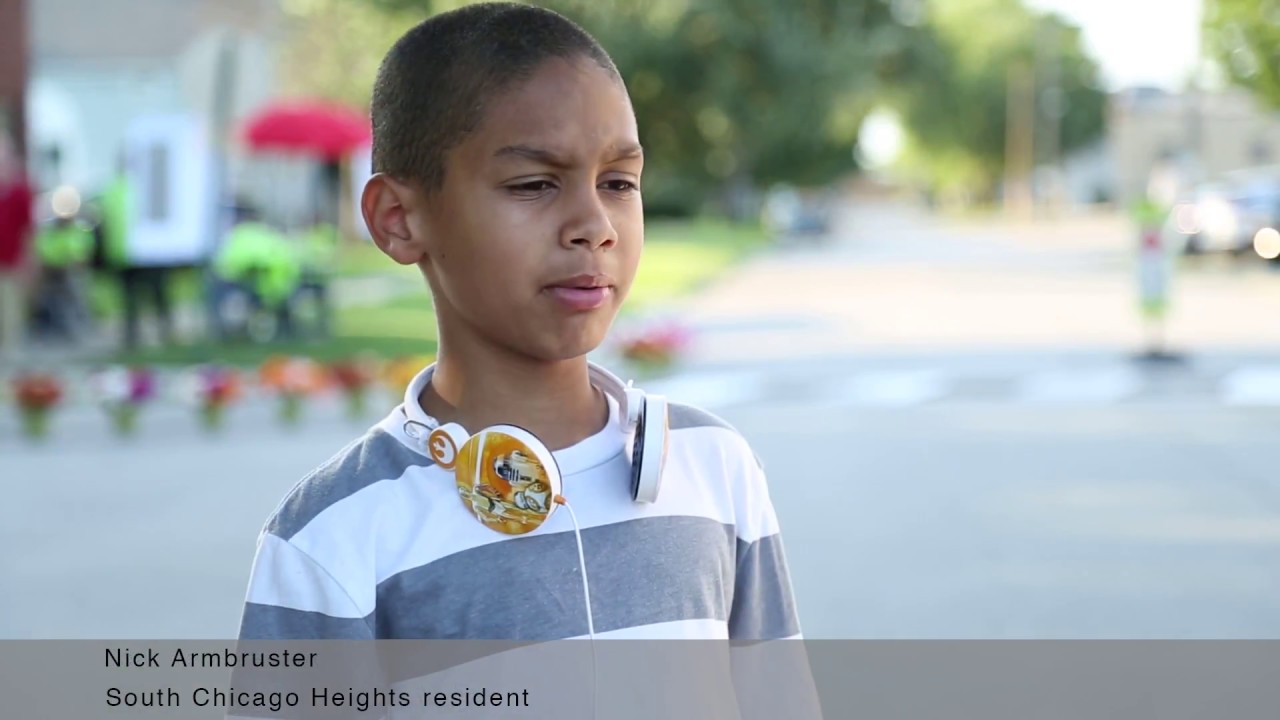 South Chicago Heights: pop-up complete streets event