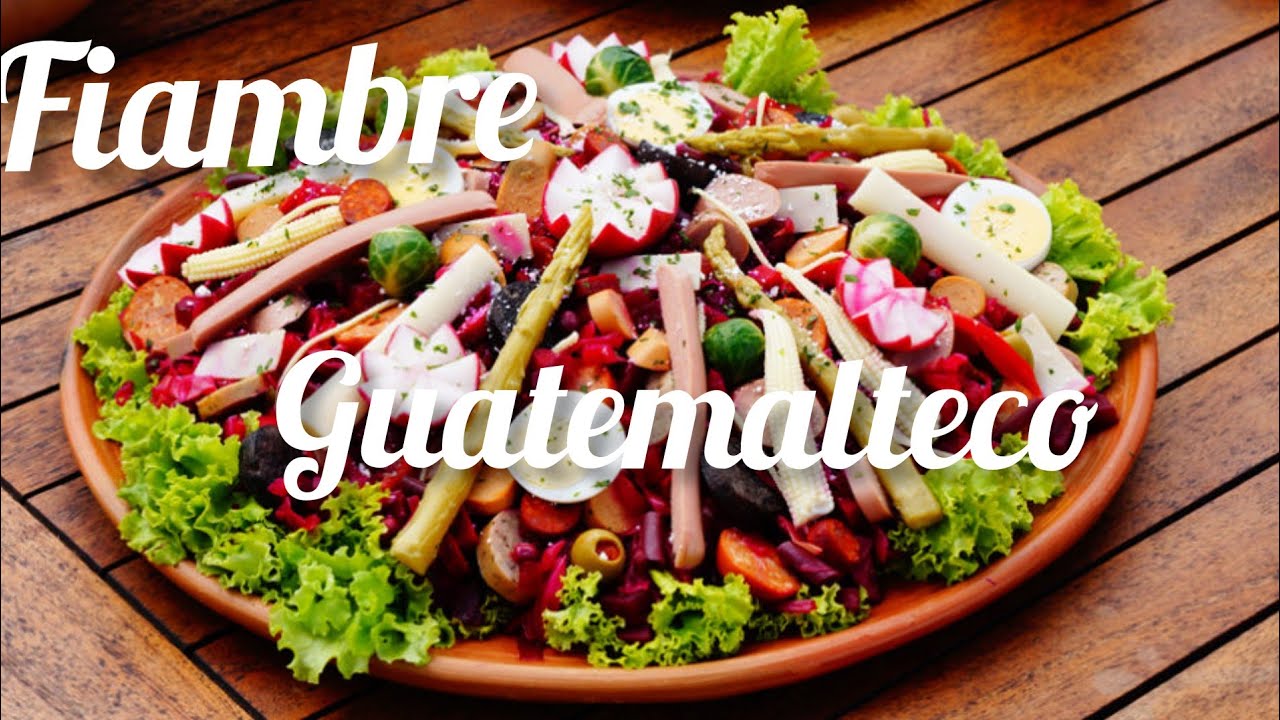 Delicioso fiambre Guatemalteco