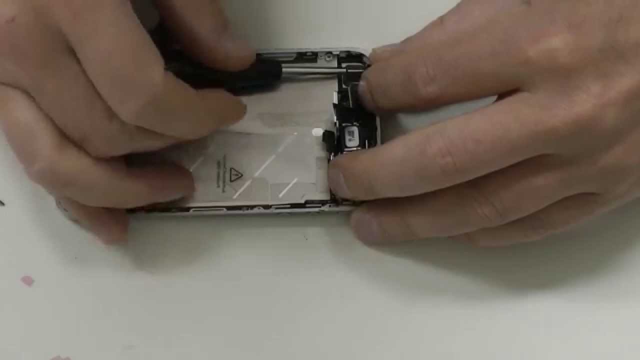 Iphone 4 Standby, Power Button reparieren, tauschen Flexkabel Anleitung Deutsch