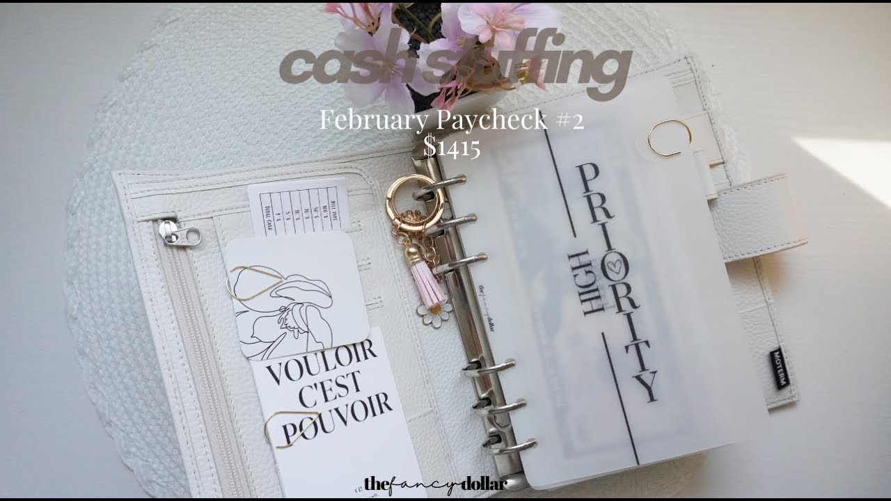 Cash Stuffing $1415 | February 2024 - Week 2