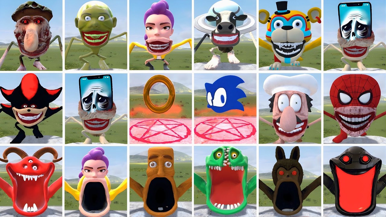WHO IS THE STRONGEST FROM ALL SHIN SONIC TAPES VS ITALIAN AI BRAINROT MEMES TAPES in Garry's Mod