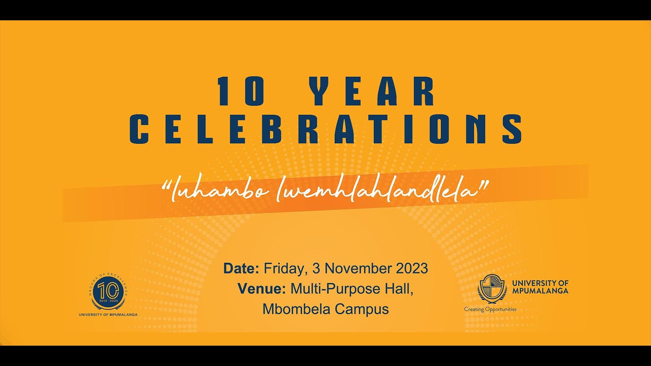 UMP 10 Year celebrations