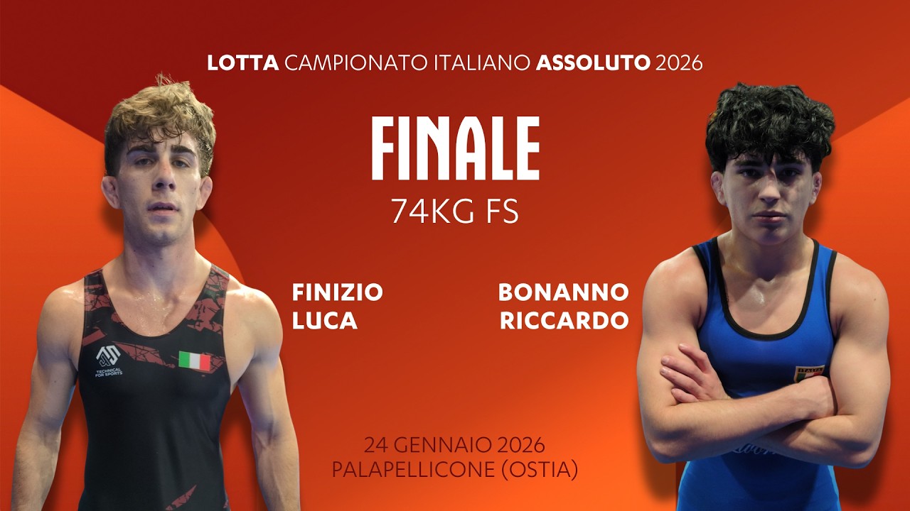 🤼‍♂️ Lotta Assoluti 2026 👉 FINIZIO vs BONANNO 🏆 finale 74kgFS
