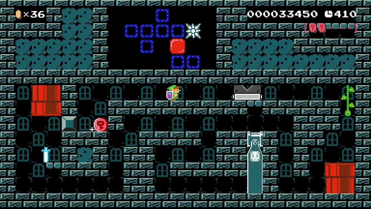 Zelda Dungeon by Timo_MM - Super Mario Maker 2 - No Commentary 1ca