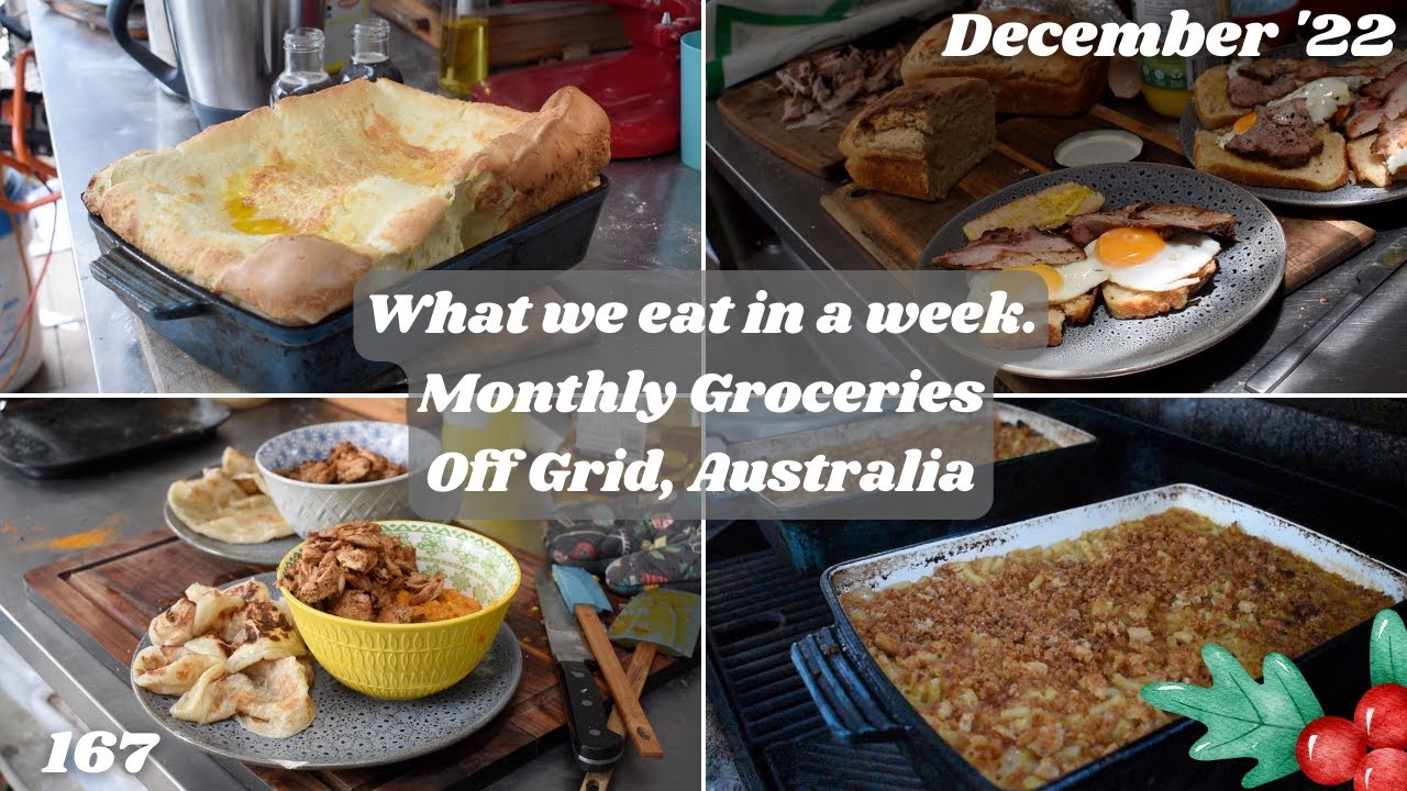 What we Eat in a Week Dec | Monthly Groceries | Large Family | From Scratch | Off Grid Australia 167