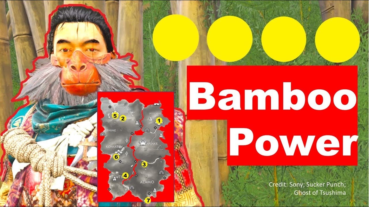 cheats & SECRET locations to BOOST resolve in Ghost of Tsushima with Bamboo Strikes #ghostoftsushima