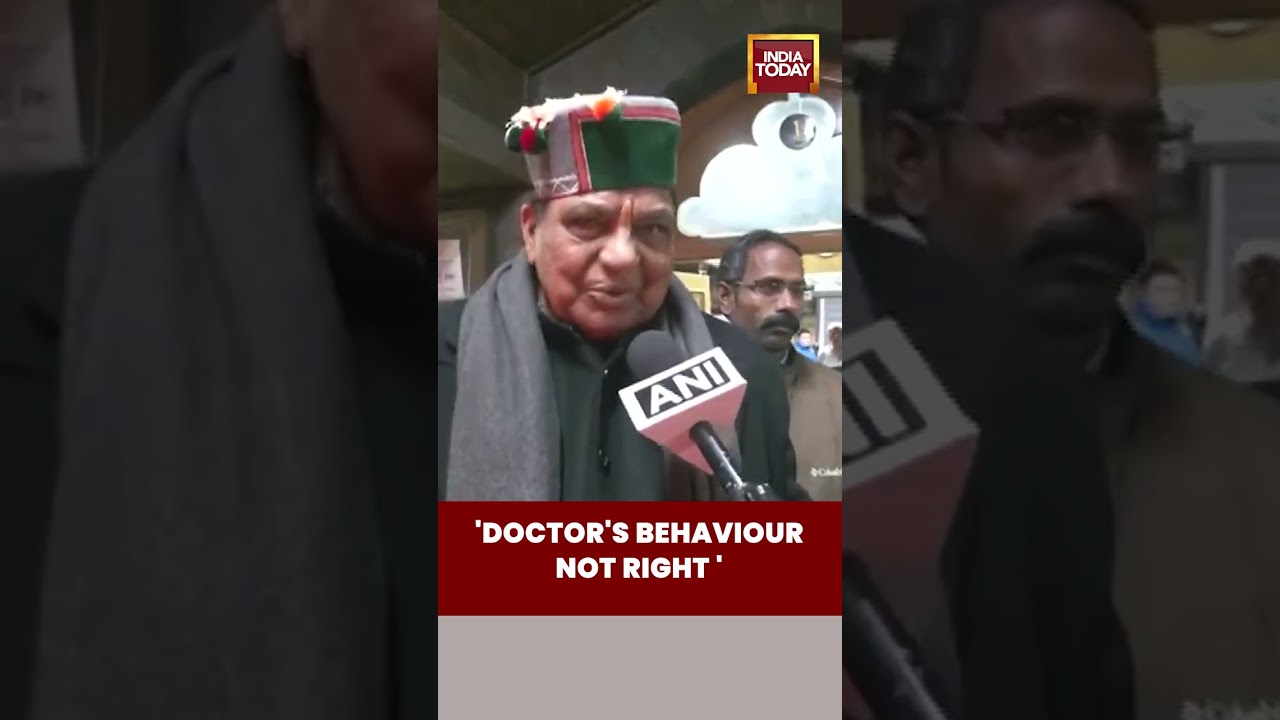 Himachal Minister #dhaniramshandil Reacts to Doctor Assault Video, Assures Strict Action