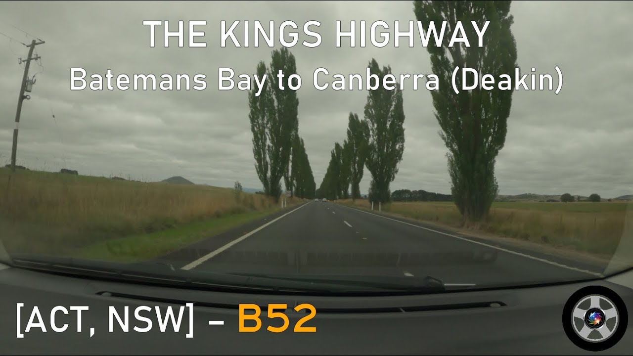 Batemans Bay to Canberra (Deakin) (ACT, NSW) • The Kings Highway