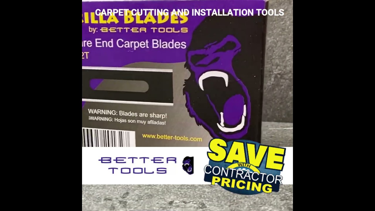 Now Available  at Contractors Direct:  Better Tools for Carpet Installation.