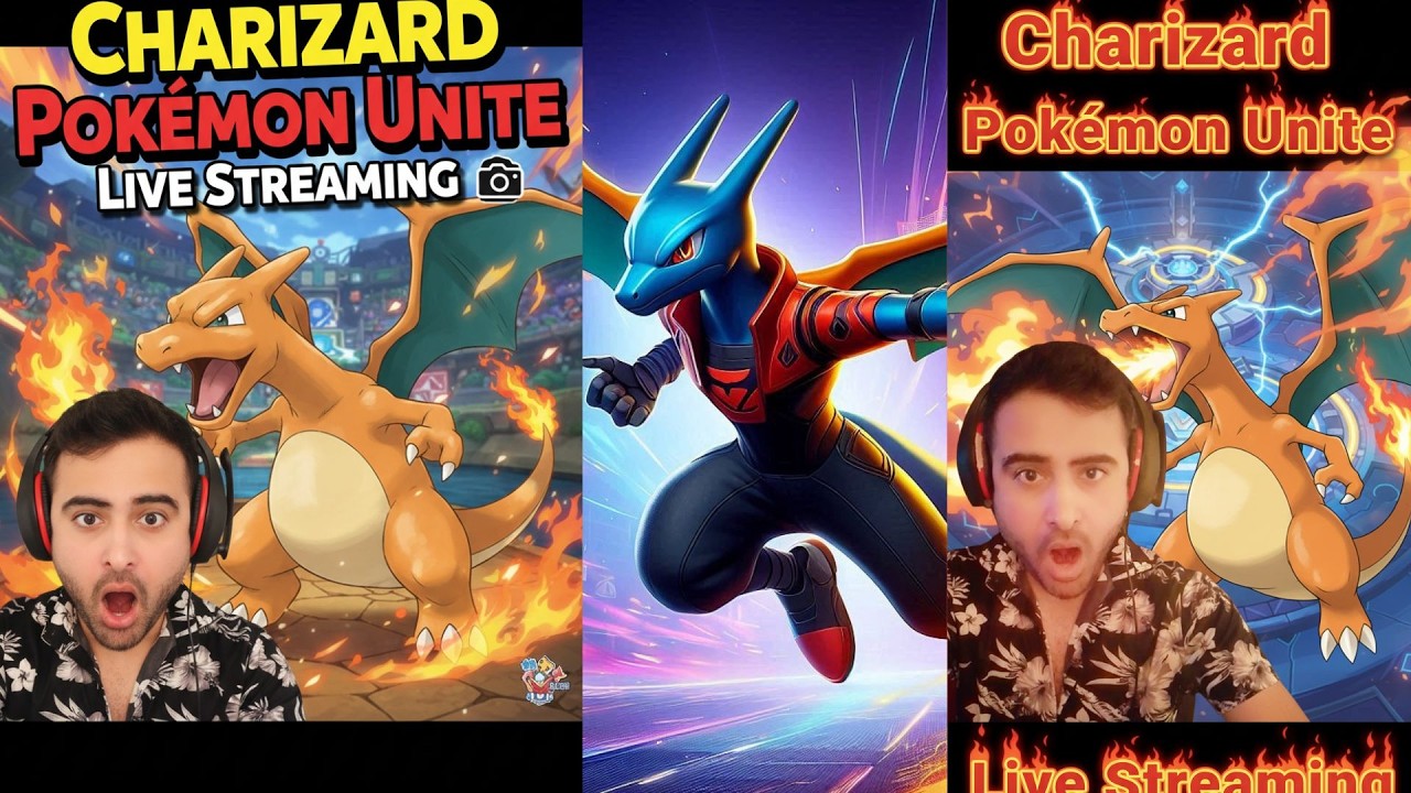 🔴 LIVE - charizard POKEMON  UNITE  Gameplay  #livestreaming  ⁨@pokemonunite⁩
