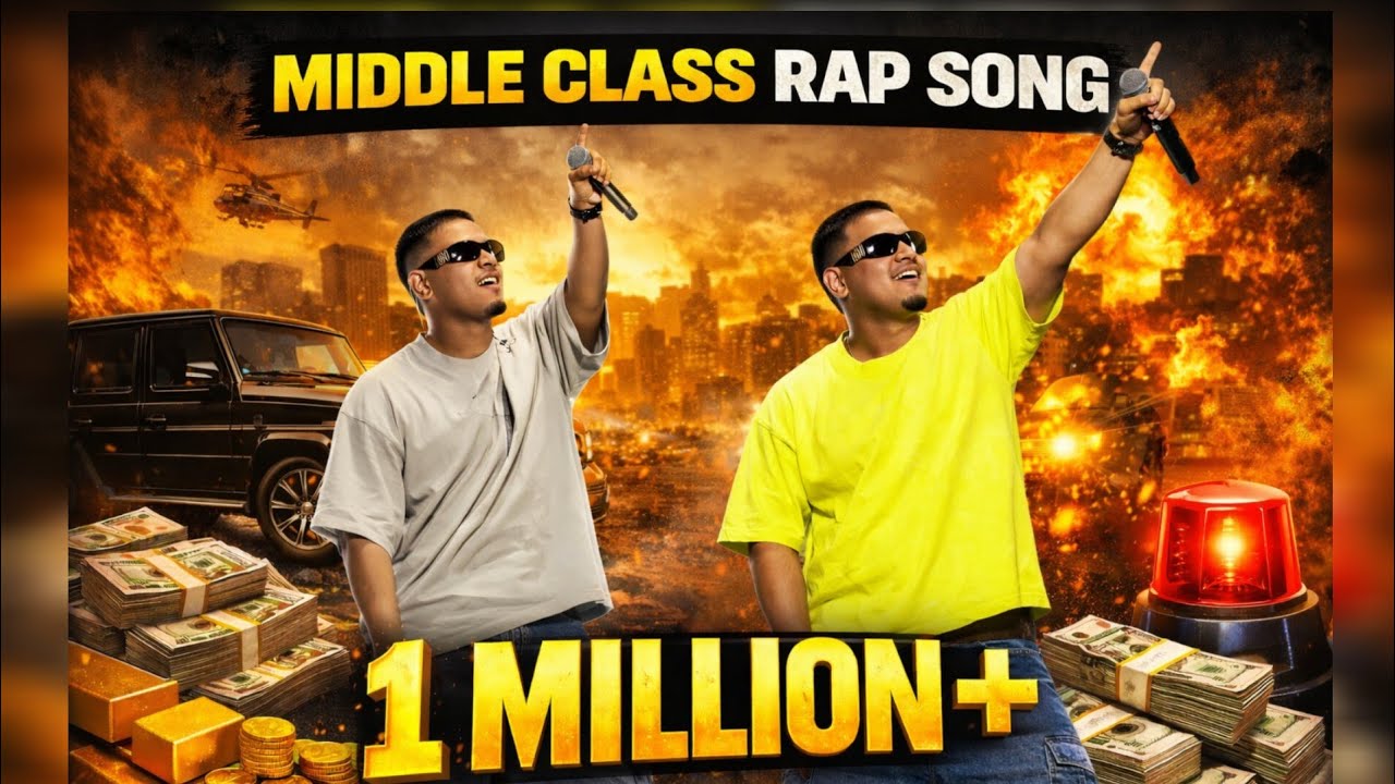 MIDDLE CLASS rap song 👑🔥 | No Fake Friends Rap Song | Khamosh Raja#rapsong#trendingrap#motivationrap