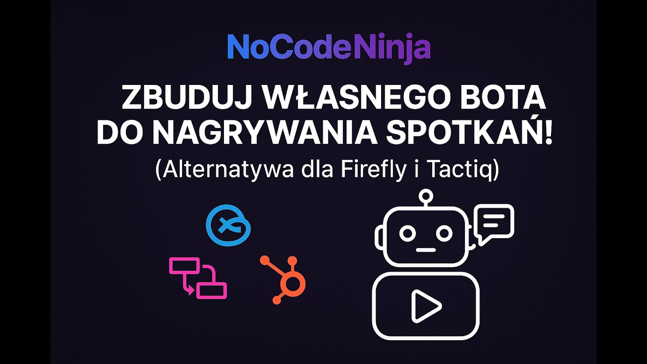 Zbuduj własnego bota do nagrywania spotkań! (Alternatywa dla Firefly i Tactiq)