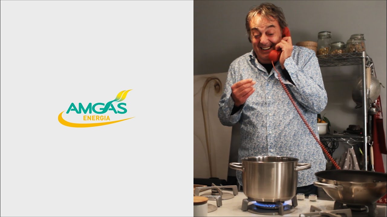 Spot Amgas, la telefonata con Gianni Ciardo