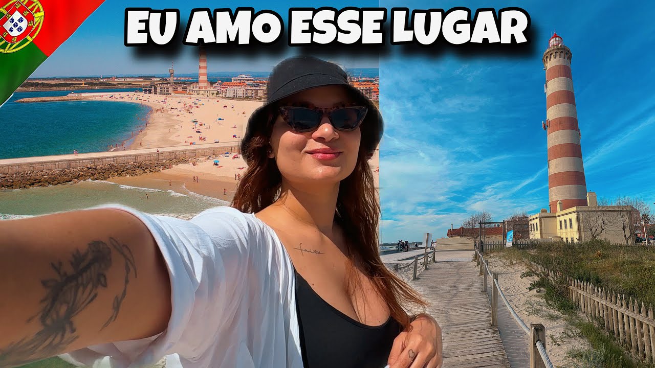 DIA DE PRAIA 🇵🇹 VLOG AVEIRO- Portugal 🌊⛱️