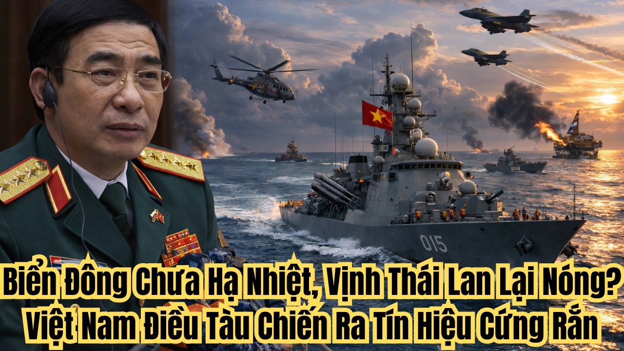 Biển Đông Chưa Hạ Nhiệt, Vịnh Thái Lan Lại Nóng? Việt Nam Điều Tàu Chiến Ra Tín Hiệu Cứng Rắn