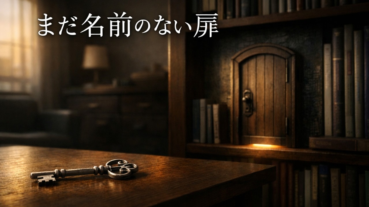 【朗読/小説】まだ名前のない扉｜睡眠導入・心温まる短編小説の朗読