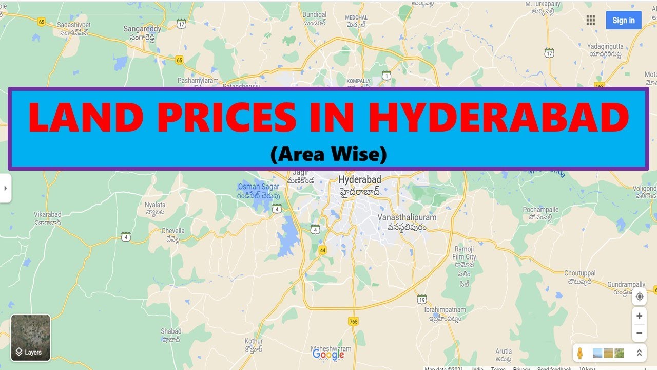 Current Land Prices in Hyderabad by Area Wise | Hyderabad Real Estate