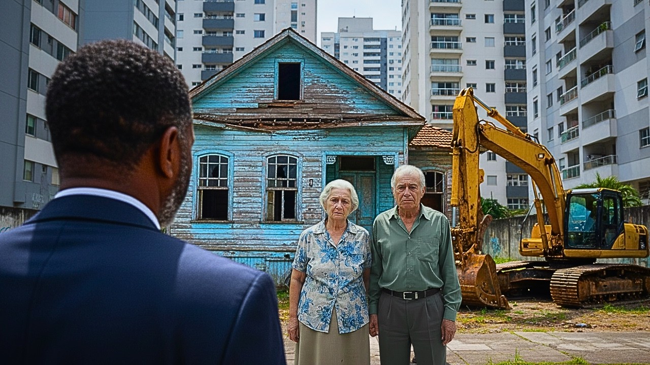 MILIONÁRIO decide DEMOLIR a CASA da sua INFÂNCIA… até descobrir QUEM MORAVA lá