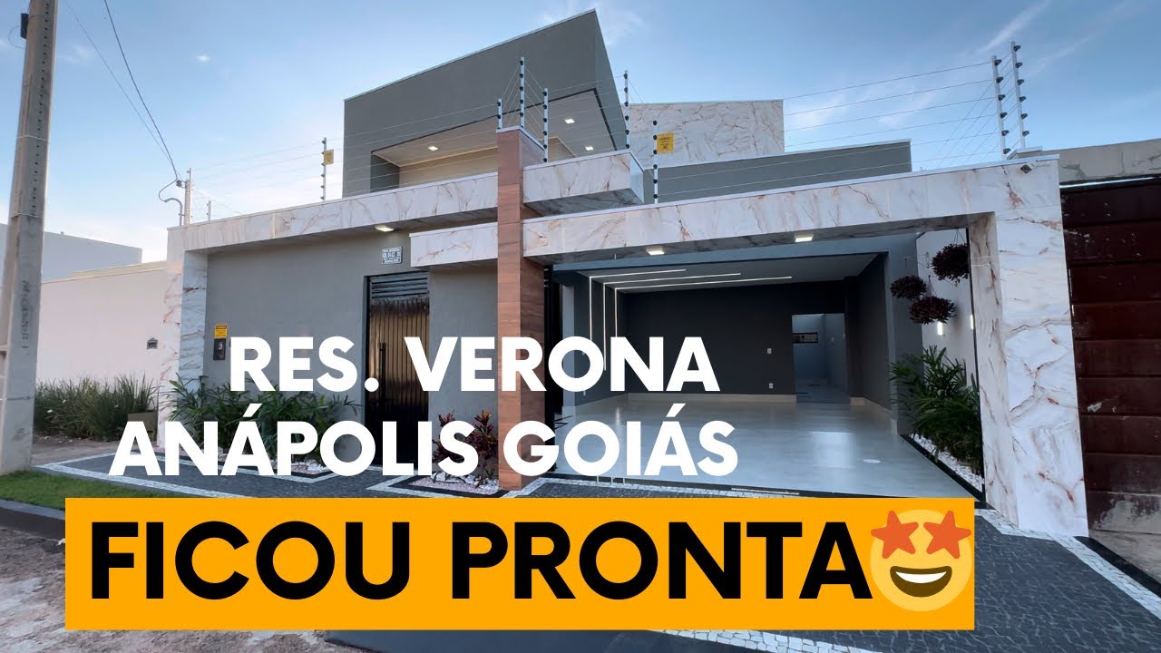 Casa venda em Anápolis, bairro Res Verona, 3 quartos sendo 2 suítes
