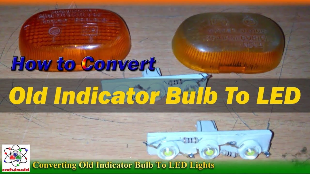 Converting Old Indicator Bulb To LED