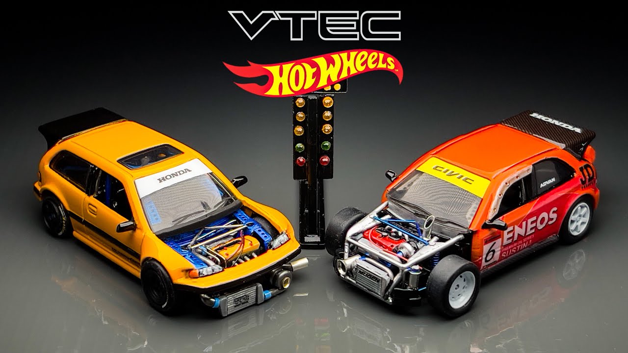 Honda Civic EK9 K20 Vtec FWD Drag Hot Wheel Custom