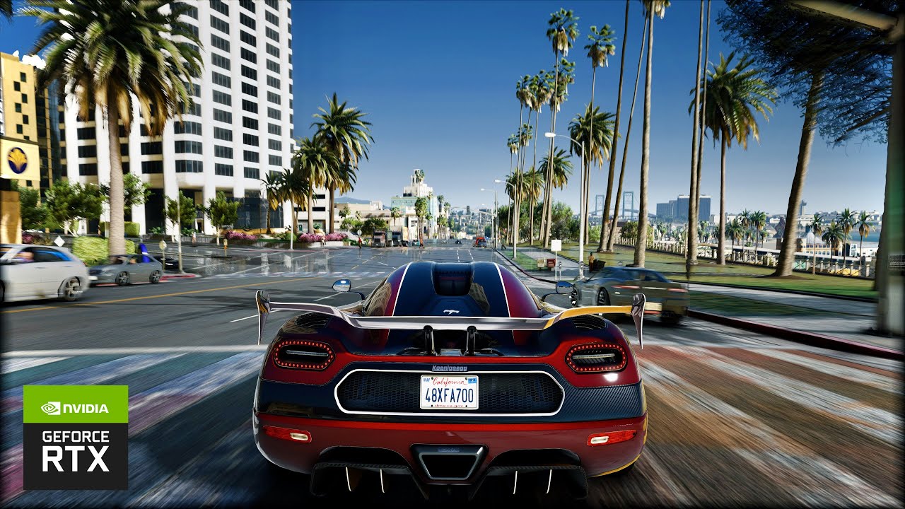 GTA 5: 4K60 FPS Photorealistic Graphics MOD - 2021 Cars Gameplay - Grand Theft Auto V RTX&trade; 3090
