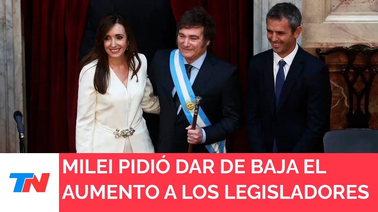 Milei pidió a las autoridades del Congreso que den marcha atrás con el aumento a los legisladores