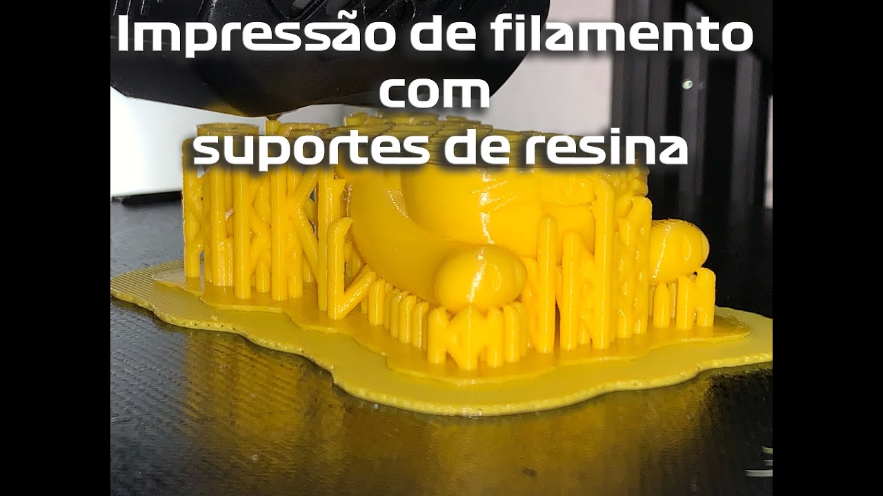 Suportes para resina em impressão FDM
