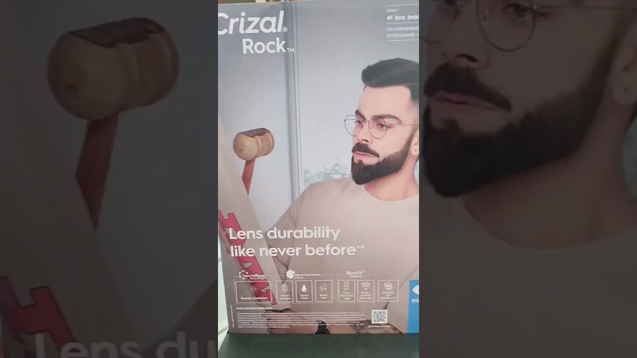 Crizal Rock: The Revolution in Durability with #ViratKohli and Essilor