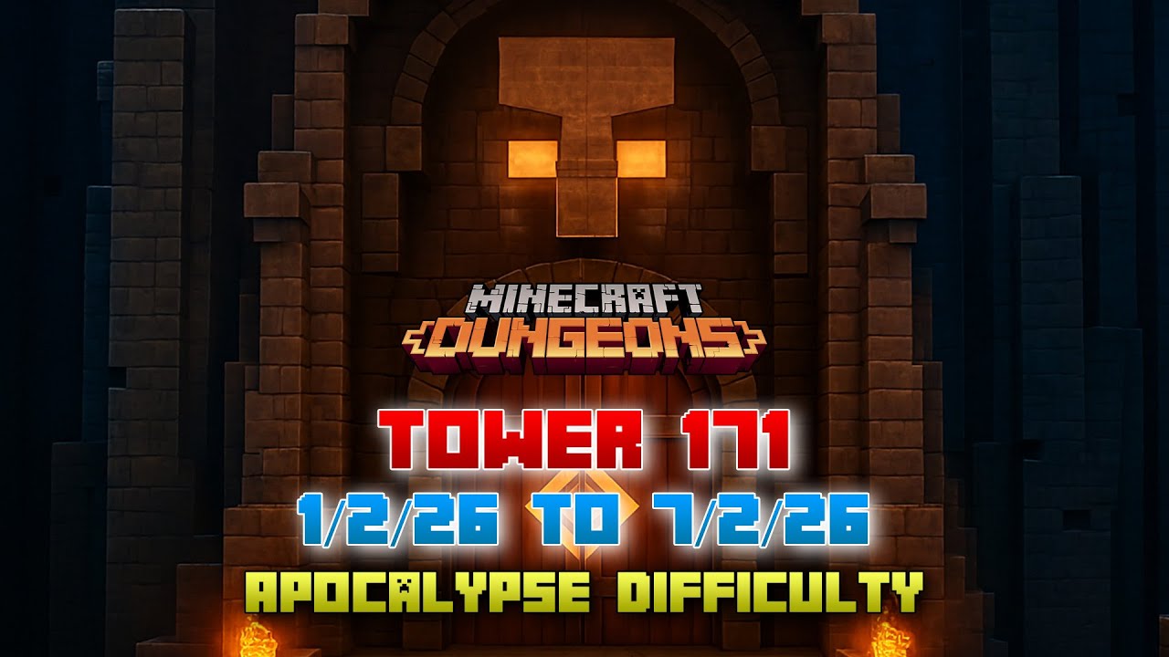 The Tower 171 [Apocalypse] Full Climb, Guide & Strategy, Minecraft Dungeons Fauna Faire