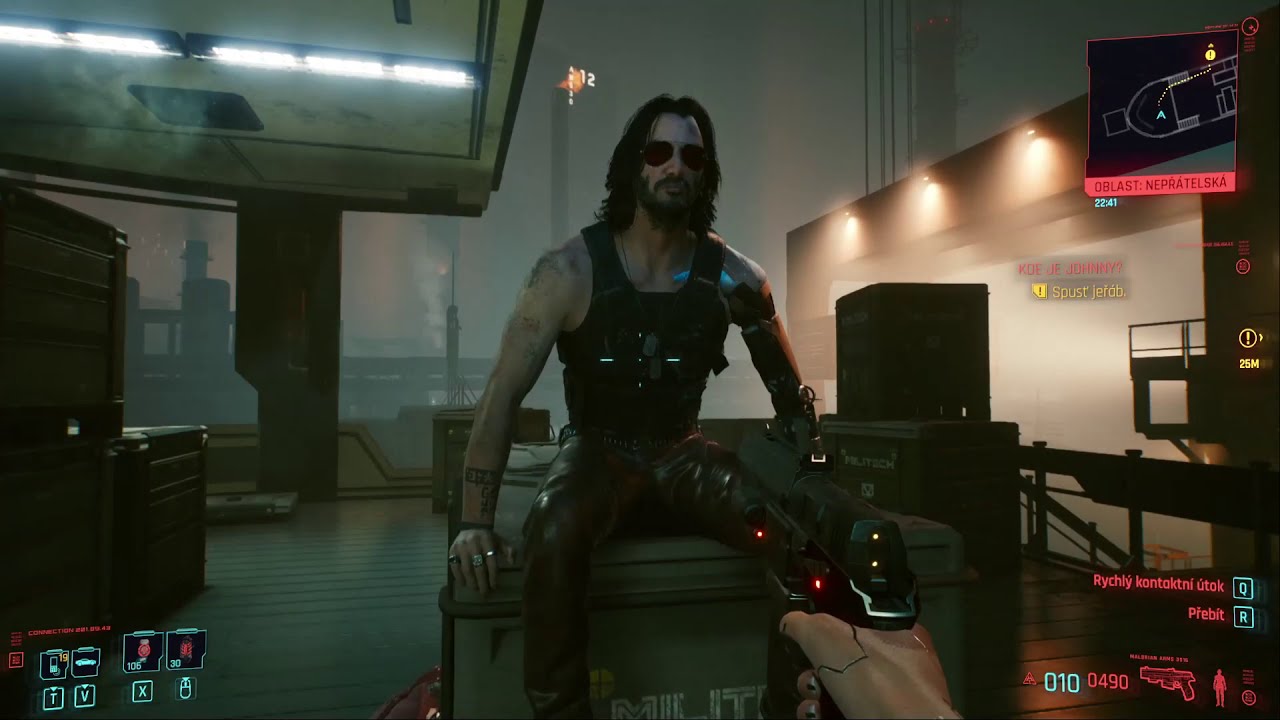 Cyberpunk 2077 Johny night  #2 (Side quest: Where is Johny)