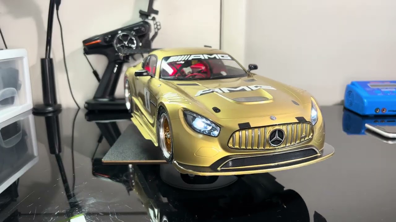 Mercedes-AMG GT3 Tamiya TT-02 🔥 One of the Cleanest RC Bodies Ever Made #asmr 