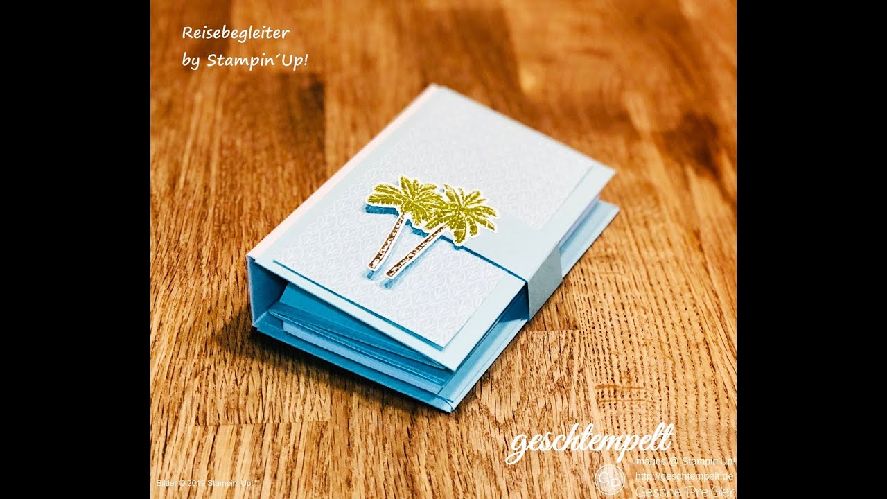 Traveller Notebook - Reisebegleiter - Notizbuch - eine Anleitung mit den Produkten von Stampin&acute;Up!