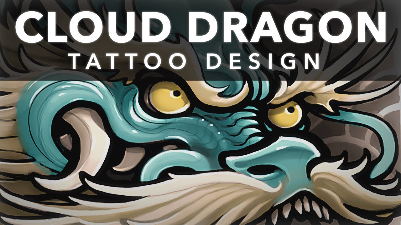 Tattoo Design Project: Cloud Dragon