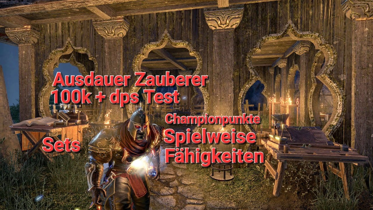 Wissensschätze eso: Ausdauer Zauberer ( 2 100k+ dps Tests, Sets, Fähigkeiten, Spielweise, CP)