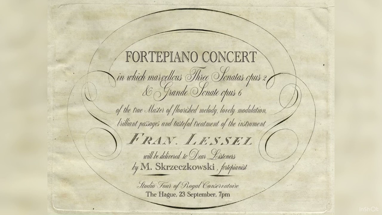 Franciszek Lessel — Two Piano Sonatas — Maciej Skrzeczkowski, fortepiano