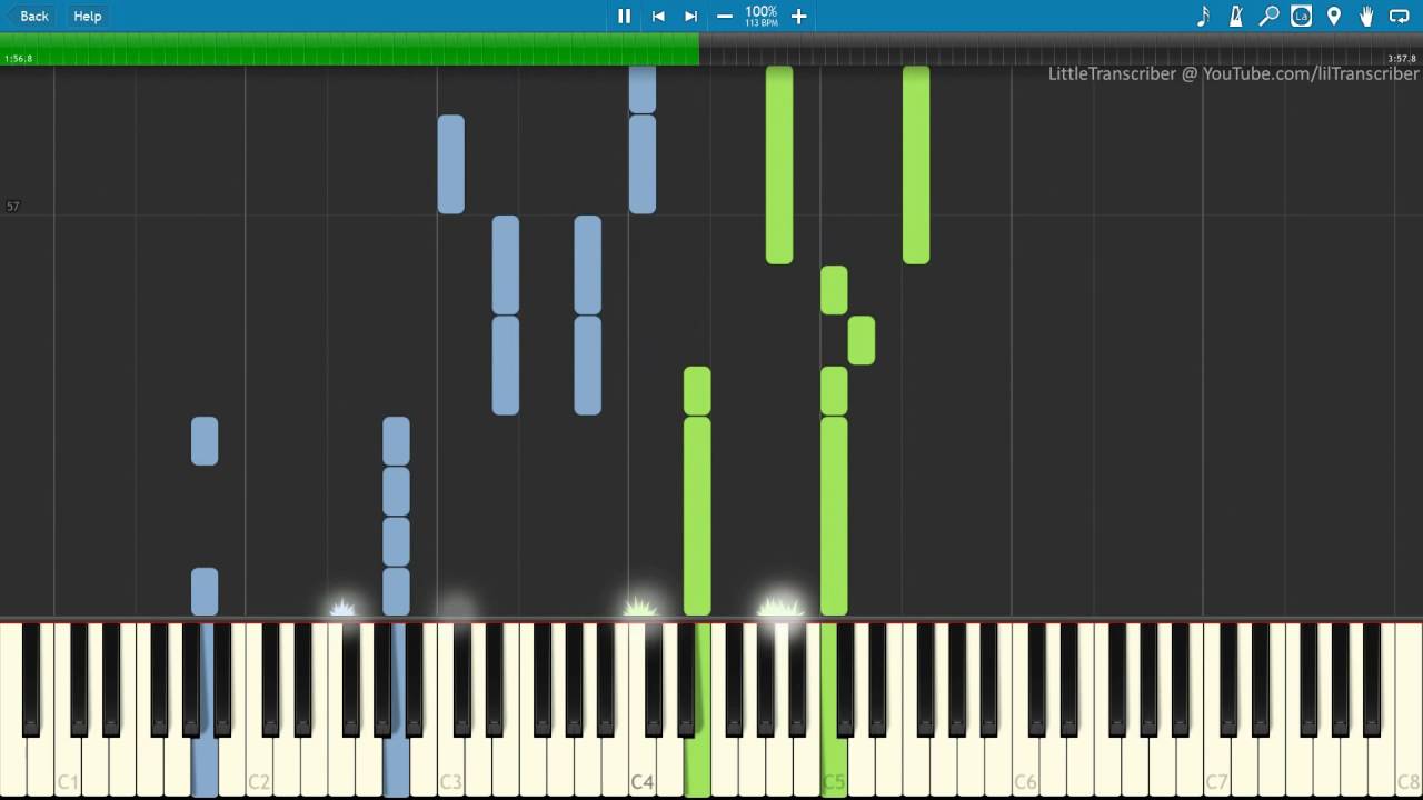 Justin Timberlake - Can't Stop The Feeling (Piano Cover) DreamWorks 'Trolls' by LittleTranscriber