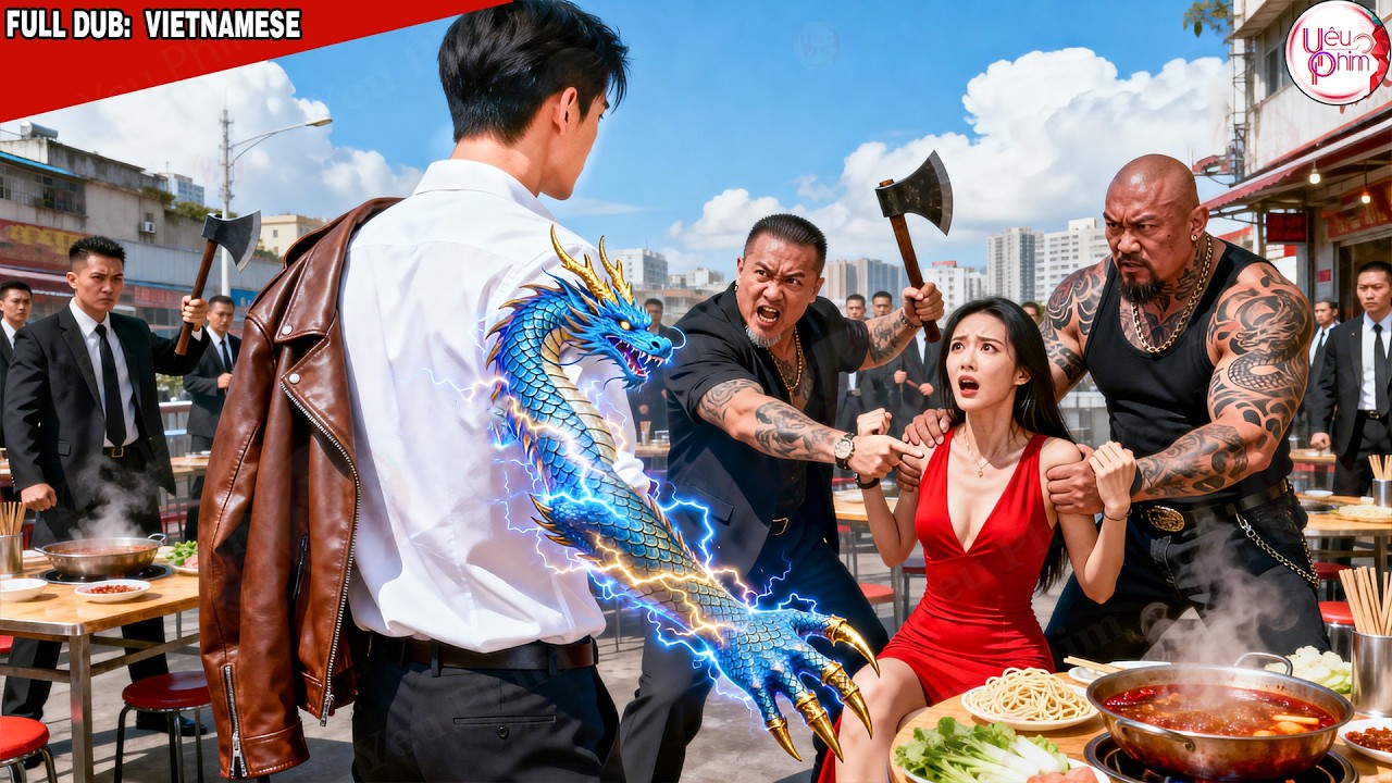 Du K&iacute;ch Chiến Thần Dắt Vợ Đi Ăn Đ&ecirc;m Bị Đ&aacute;m C&ocirc;n Đồ Đập B&agrave;n Kiếm Chuyện, Nổi Đi&ecirc;n Đ&aacute;nh Qu&egrave; Cả Bọn