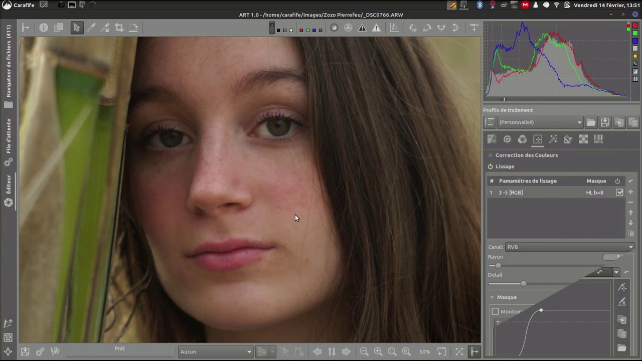 Tuto ART AnotherRawTherapee N°4: Le module Lissage