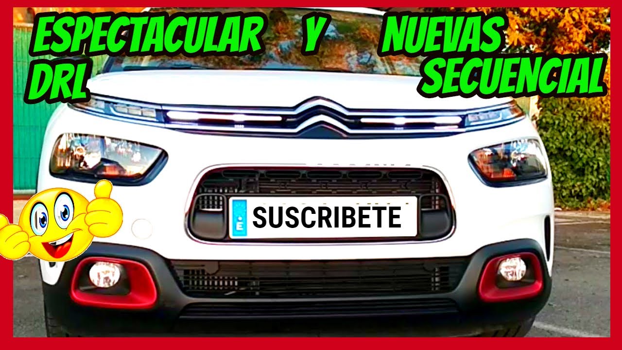 🔴 COmo instalar luces LED DRL ESPECTACULAR sin abrir faro citroen Cactus 2021🔵