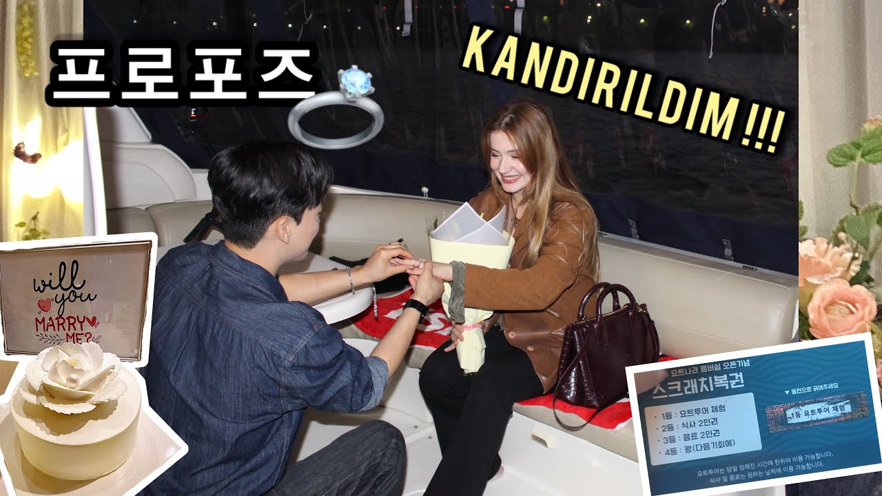 K-DRAMA GİBİ EVLENME TEKLİFİ ALDIM!!!