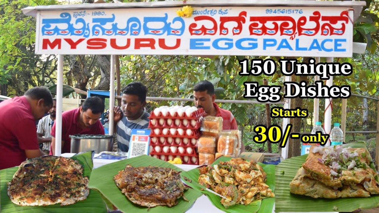 He is the King of Unique Egg Dishes Only 30₹ | Huge Crowd at Egg Palace 150 Dishes | StreetFoodIndia