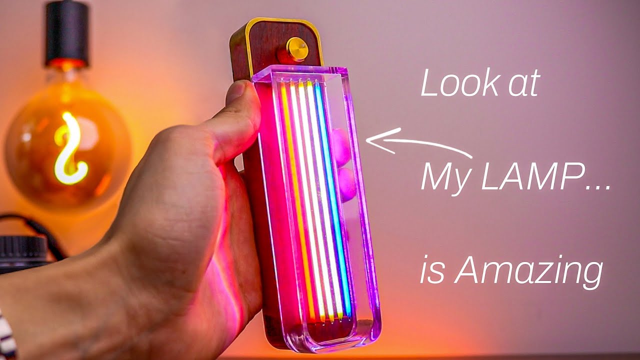 DIY Brass Lamp… that looks MAGICAL