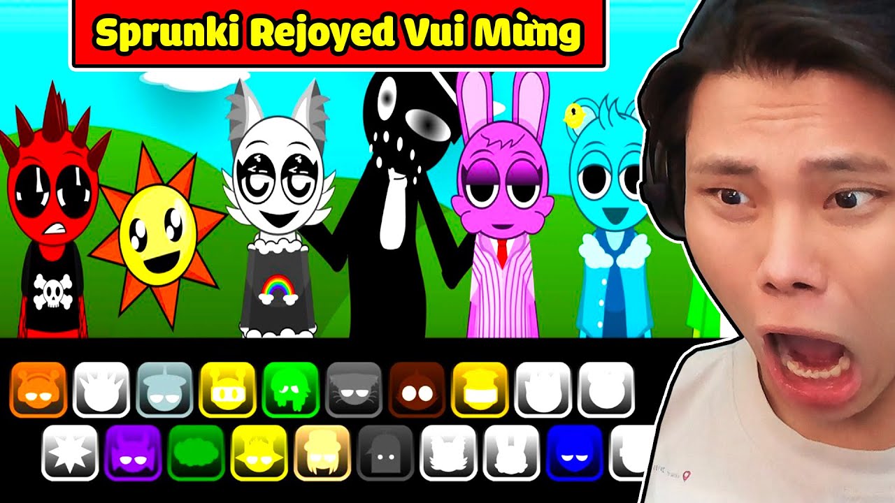 SPRUNKI REJOYED PHIÊN BẢN VUI MỪNG🌈✨😎JAYGRAY PHÁT HIỆN INCREDIBOX SPRUNKI SIÊU NGẦU VÀ NHẠC MAX HAY