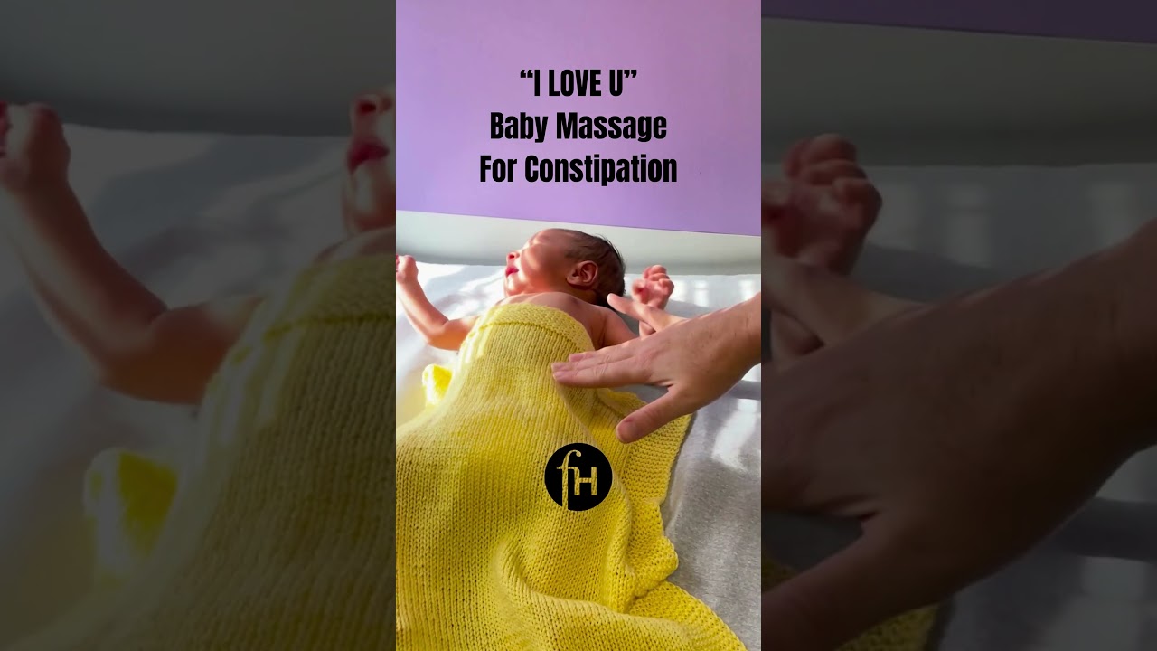 Constipation Tummy Massage By Pediatrician | Home Remedy Massage for baby constipation #babymassage