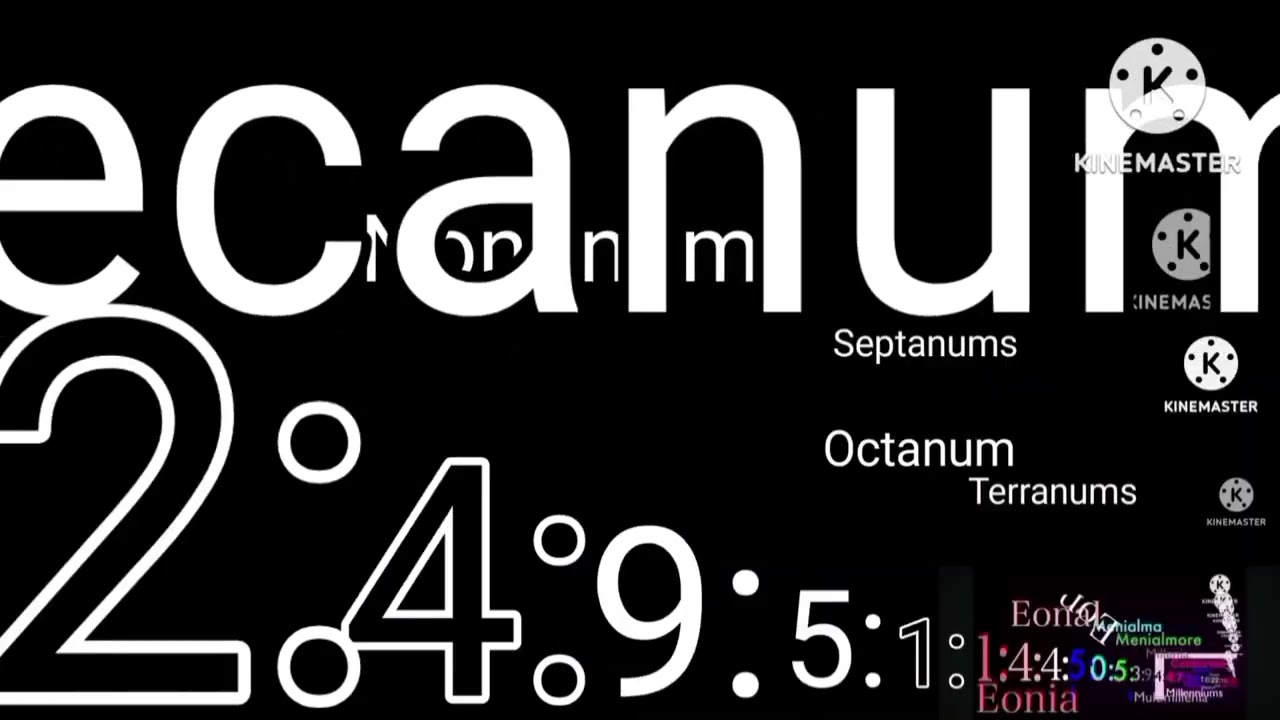 Seconds to Nonanums