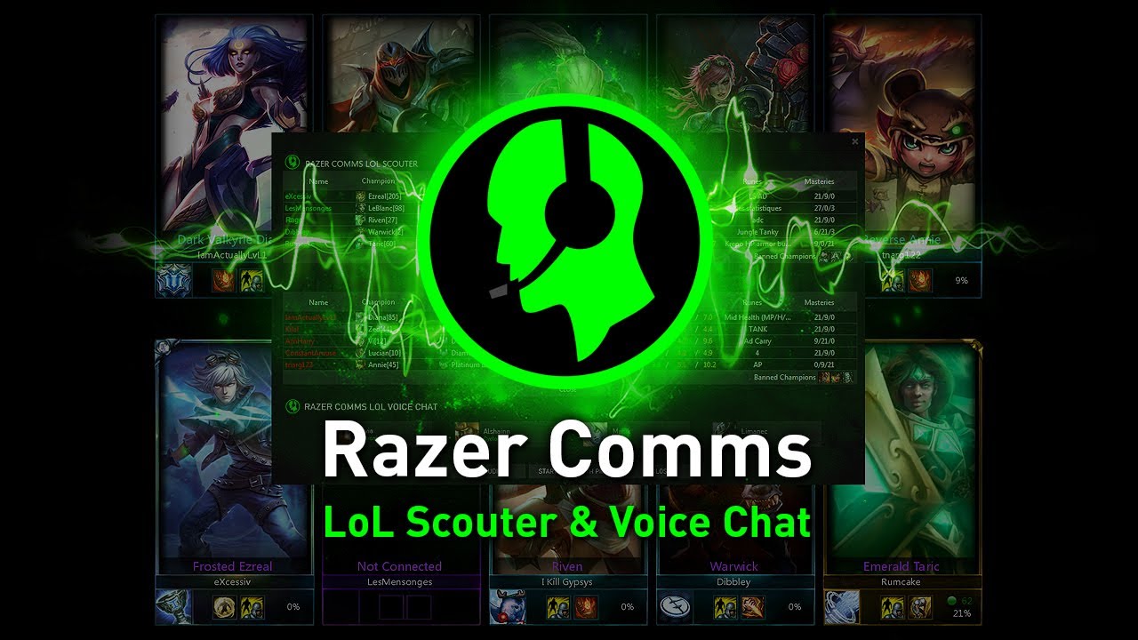 Scout Opponents on LoL | Razer Comms