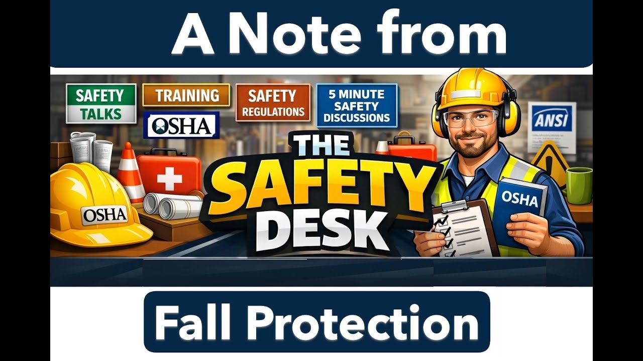 OSHA's #1 Safety Violation for 2025: Fall Protection 5 Min safety talk
